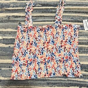 NWT Old Navy Floral Smocked Camisole